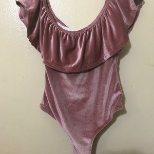 Off the shoulder bodysuit